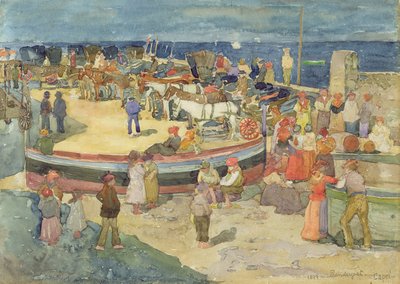 Grande Marina, Capri, 1899 by Maurice Brazil Prendergast